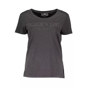 Scervino Street Embroidered Logo TShirt Women Black Tops & T-Shirts